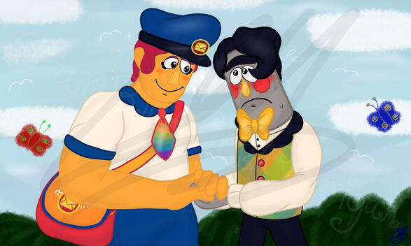 Frank and Eddie fanart Frank and Eddie fanart