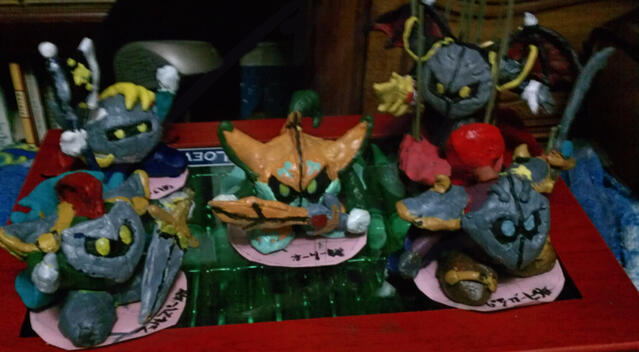 (Old) Star Warrior Clay Figures (Old) Star Warrior Clay Figures