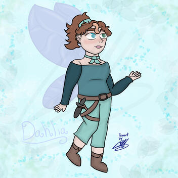 Artfight Attack Dahlia fanart