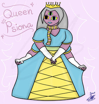 Artfight Attack Queen Psiona fanart
