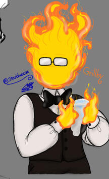 Grillby Undertale Grillby Undertale